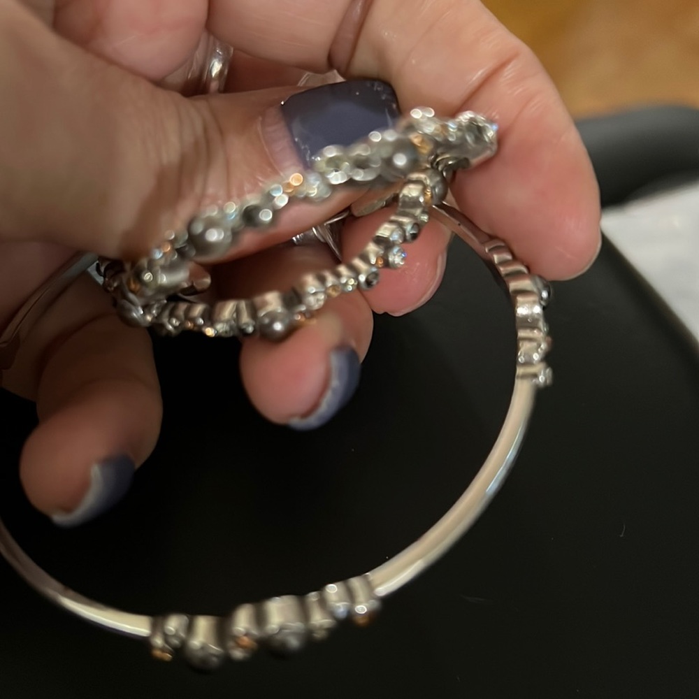 Brighton crystal palace bangle earrings set